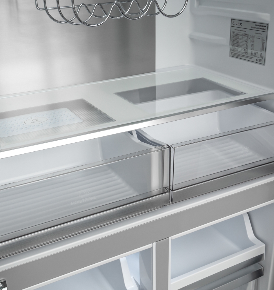 Товар Холодильник Холодильник  трехкамерный отдельностоящий с инвертором LEX LCD505WOrID