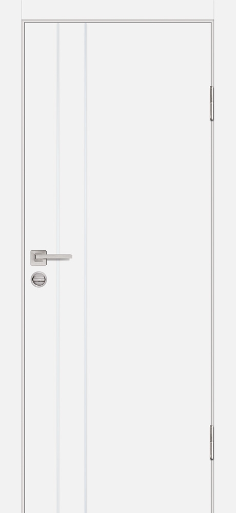 Межкомнатная дверь П-14 Белый матовый