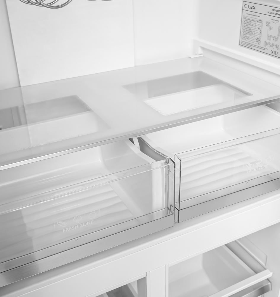 Товар Холодильник Холодильник  трехкамерный отдельностоящий с инвертором LEX LCD450BgID