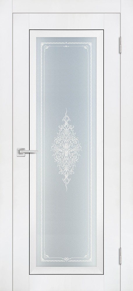 Межкомнатная дверь PST-25 белый бархат