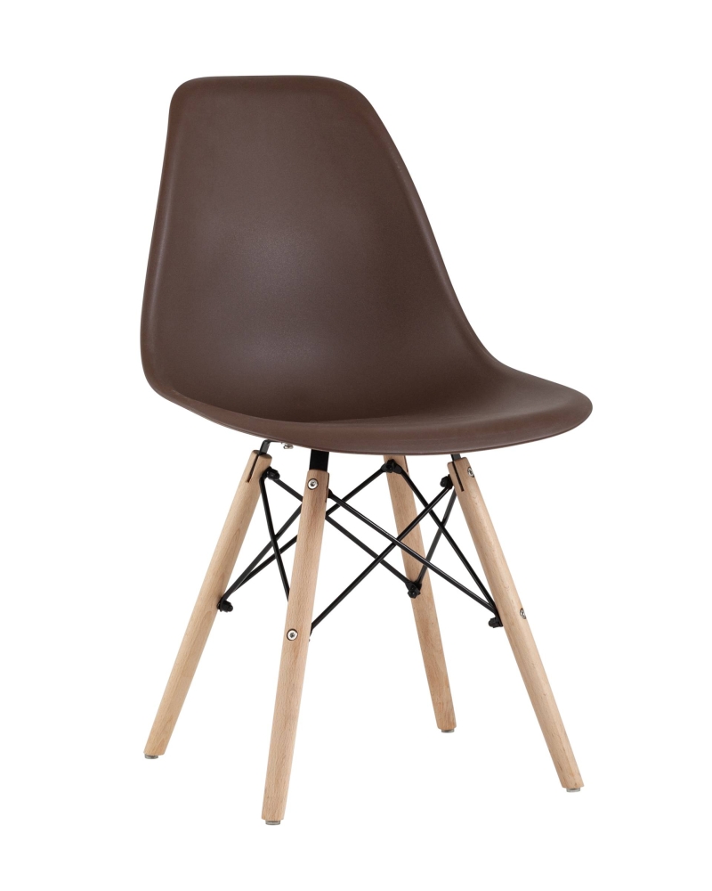 Стул Eames Style DSW коричневый SG3764