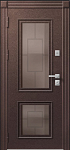 Дверь Термо Premium 1 Шоколадный Муар - Кашемир Белый DIS007382 фото