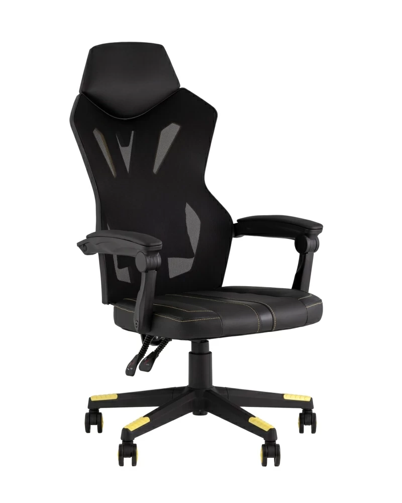 Кресло спортивное TopChairs Айронхайд желтый SG10999