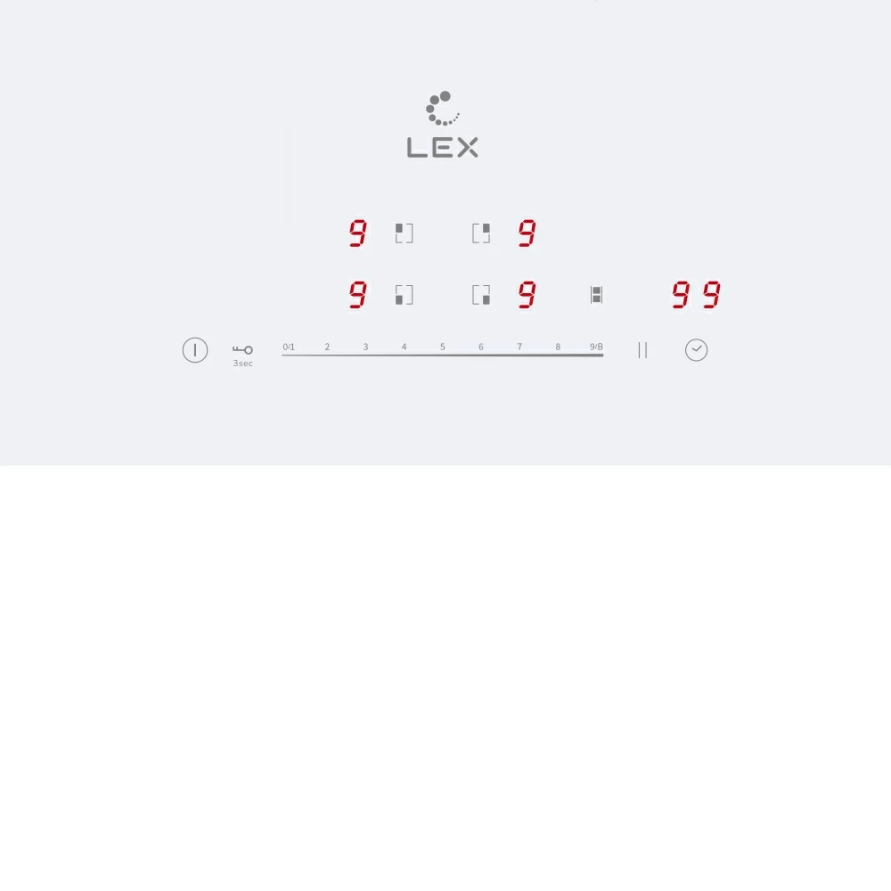 Товар Индукционная панель Варочная панель индукционная LEX EVI 641B WH