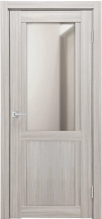 Межкомнатная дверь Легенда К-12 тон Белая лиственница Зеркало