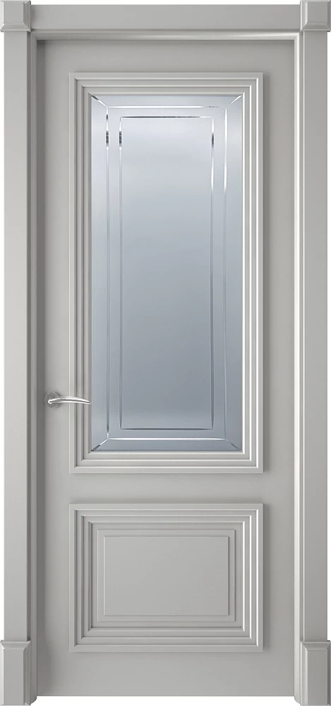 Межкомнатная дверь Смальта 21.2 Светло-серый RAL 7047