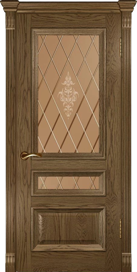 Межкомнатная дверь Фараон-2 (ДО Светлый мореный дуб, 900x2000)