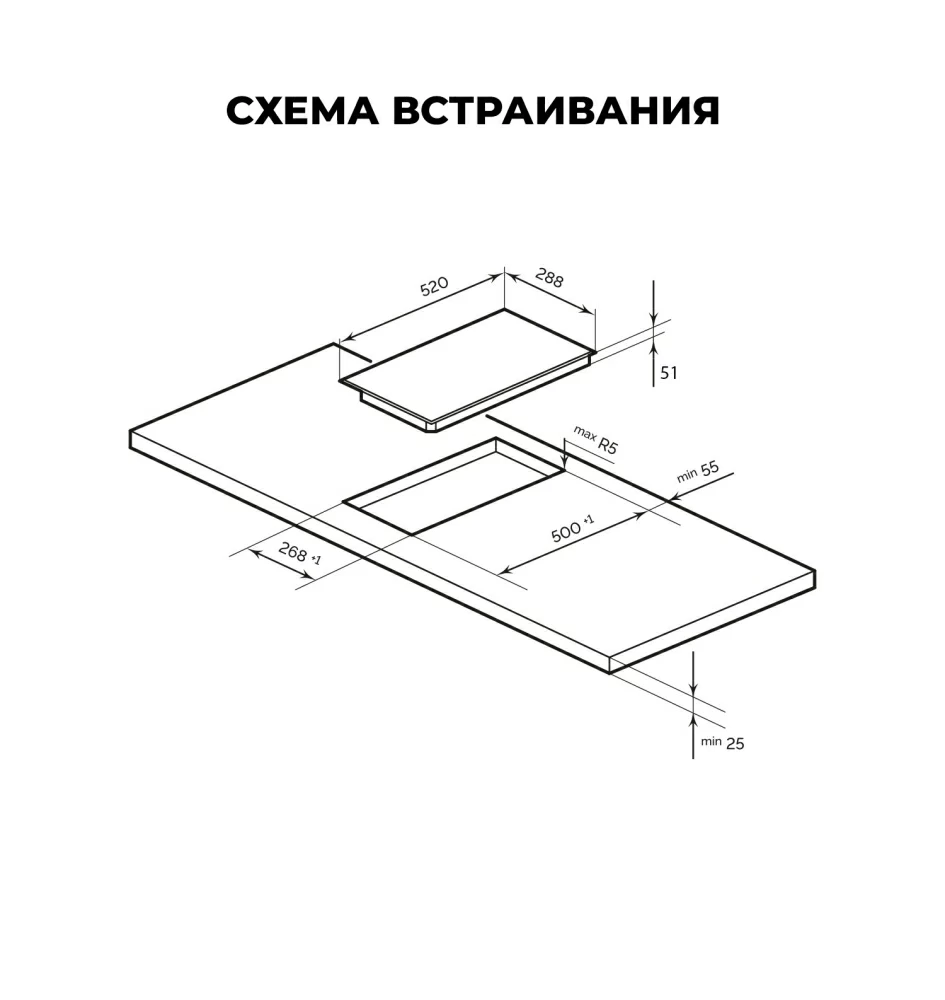 Товар Электрическая панель Варочная панель электрическая LEX EVH 3020B BL