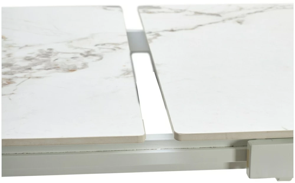 Товар Стол CORNER 120 GLOSS GOLDEN JADE SOLID CERAMIC / WHITE, ®DISAUR MC64086