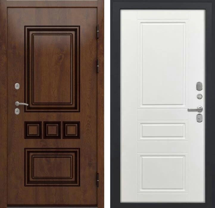 Дверь Аура ФЛ-707 (10мм, белый софт) LUX183592